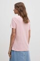 Odzież Tommy Hilfiger t-shirt bawełniany WW0WW42589 różowy
