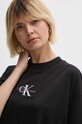 Oblečenie Bavlnené tričko Calvin Klein Jeans J20J223561 čierna