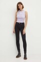 Calvin Klein Jeans top J20J223616 fioletowy AW24
