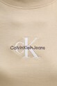 Хлопковая футболка Calvin Klein Jeans бежевый J20J223563