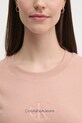 Хлопковая футболка Calvin Klein Jeans J20J223563 оранжевый