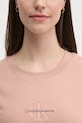 Calvin Klein Jeans t-shirt bawełniany J20J223563 pomarańczowy