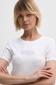 Oblečenie Bavlnené tričko Calvin Klein Jeans J20J223625 biela