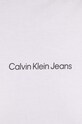 Bavlnené tričko Calvin Klein Jeans J20J224349 biela