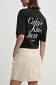 Одяг Бавовняна футболка Calvin Klein Jeans J20J224889 чорний