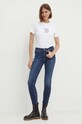 Calvin Klein Jeans t-shirt bawełniany J20J224890 biały AW24