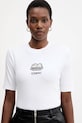 Iceberg tricou din bumbac alb F071.6302