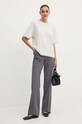 Boss Orange tricou din bumbac 50520820 bej AW24