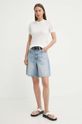 Pamučna majica G-Star Raw D24604.D597 bež AW24