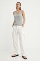Бавовняний топ G-Star Raw D24606.D597 зелений AW24