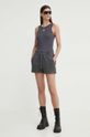 Bavlnený top G-Star Raw D24645.5268 sivá AW24