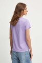 Одяг Бавовняна футболка BOSS 50522209 фіолетовий