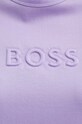Бавовняна футболка BOSS фіолетовий 50522209
