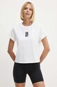 Βαμβακερό μπλουζάκι DKNY βαμβάκι λευκό DP4T9699