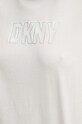 Хлопковая футболка Dkny DP4T9672 бежевый
