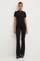 HUGO polo 50517119 czarny AW24
