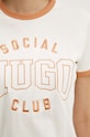 HUGO t-shirt bawełniany 50530170 beżowy