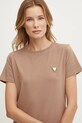 Tričko Guess COLETTE hnědá V4YI09.J1314