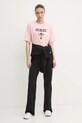 Бавовняна футболка Guess AURLIE V4YI06.I3Z14 рожевий AW24