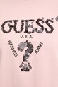 Бавовняна футболка Guess AURLIE V4YI06.I3Z14 рожевий