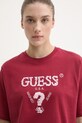 Бавовняна футболка Guess AURLIE червоний V4YI06.I3Z14