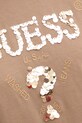 Bavlnené tričko Guess AURLIE V4YI06.I3Z14 béžová