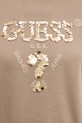Βαμβακερό μπλουζάκι Guess AURLIE V4YI06.I3Z14 μπεζ