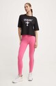Guess t-shirt bawełniany AURLIE V4YI06.I3Z14 czarny AW24