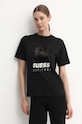 Guess t-shirt bawełniany INS V4YI07.I3Z14 czarny AW24