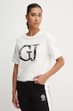Guess t-shirt bawełniany SARA biały V4YI01.K8FQ4