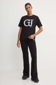 Bavlněné tričko Guess SARA V4YI01.K8FQ4 černá AW24