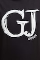 Guess t-shirt bawełniany SARA V4YI01.K8FQ4 czarny