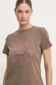 Guess t-shirt NOÉMIE brązowy V4YI03.KCB61