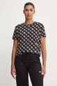Bavlněné tričko Guess NOMIE černá V4YI04.I3Z14