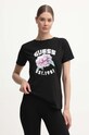 Guess tricou PEONY negru V4YI15.J1314