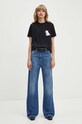 MSGM tricou din bumbac 3741MDM139.247798 negru AW24