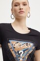 Guess t-shirt LEO nero W4YI15.J1314