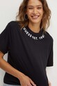Guess t-shirt bawełniany czarny W4YI14.JA914