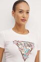 Guess t-shirt CHERRY FLOWER różowy W4YI26.J1314