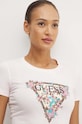 Guess t-shirt CHERRY FLOWER różowy W4YI26.J1314
