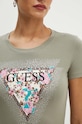 Guess t-shirt CHERRY FLOWER W4YI26.J1314 zielony