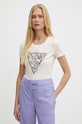 Guess t-shirt CHERRY FLOWER beżowy W4YI26.J1314