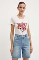 Guess t-shirt ROSES W4YI71.J1314 różowy AW24