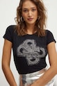 Guess t-shirt regular czarny W4YI37.J1314