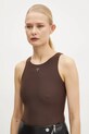 Боди Guess KIM с эластаном коричневый W4YP46.KCDE0