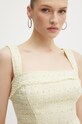 Guess top SOFIA galben W4YH29.WGAO2