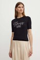 Светр Guess PALOMA аплікація чорний W4YR33.Z2NQ2