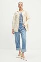 Džínsový top Guess SOFIA W4YH19.D5DD6 modrá AW24