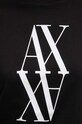 Armani Exchange t-shirt bawełniany czarny 6DYT04.YJG3Z