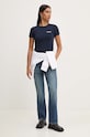 Tričko Guess Jeans W4YI02.J1314 tmavomodrá AW25